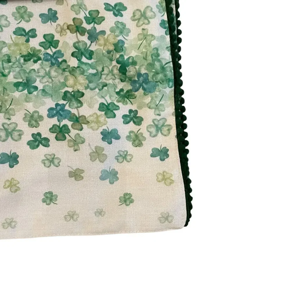 Nicole Miller St.Patrick's Day Shamrock Placemats 13x19 Set of 4 New